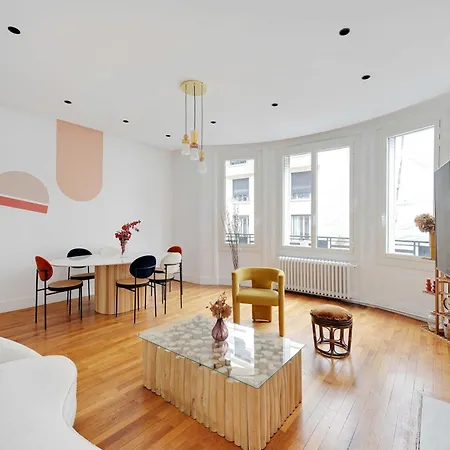 Bright Appt - 1bdr-2p - Hippodrome-paris 16 Apartment Paris