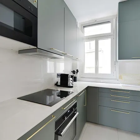 Bright Appt - 1bdr-2p - Hippodrome-paris 16 Apartment Paris