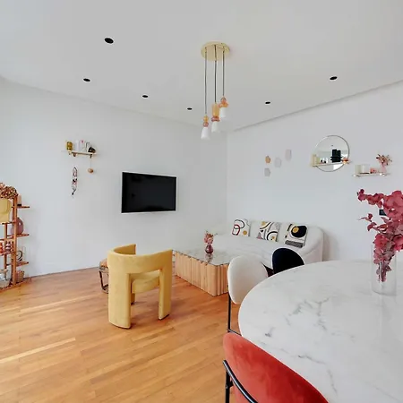 Bright Appt - 1bdr-2p - Hippodrome-paris 16 Apartment Paris